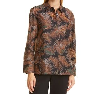 Kobi Halperin Nina Embellished Cotton & Silk Blouse